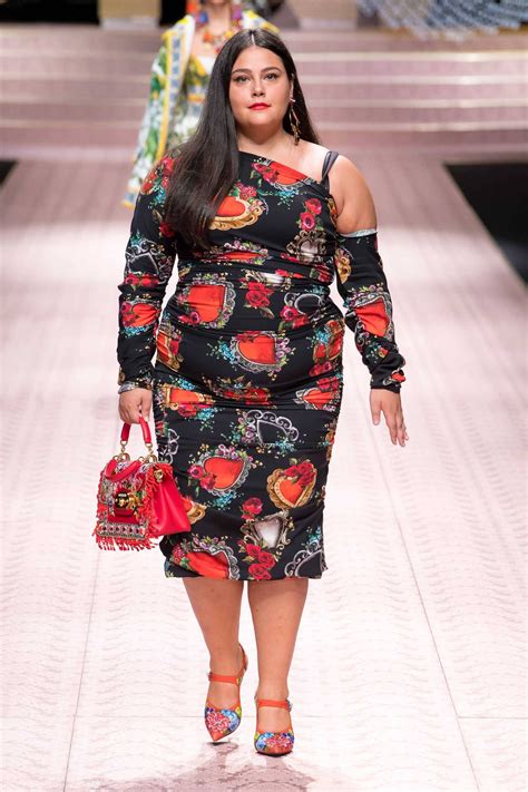 dolce and gabbana plus size fashion